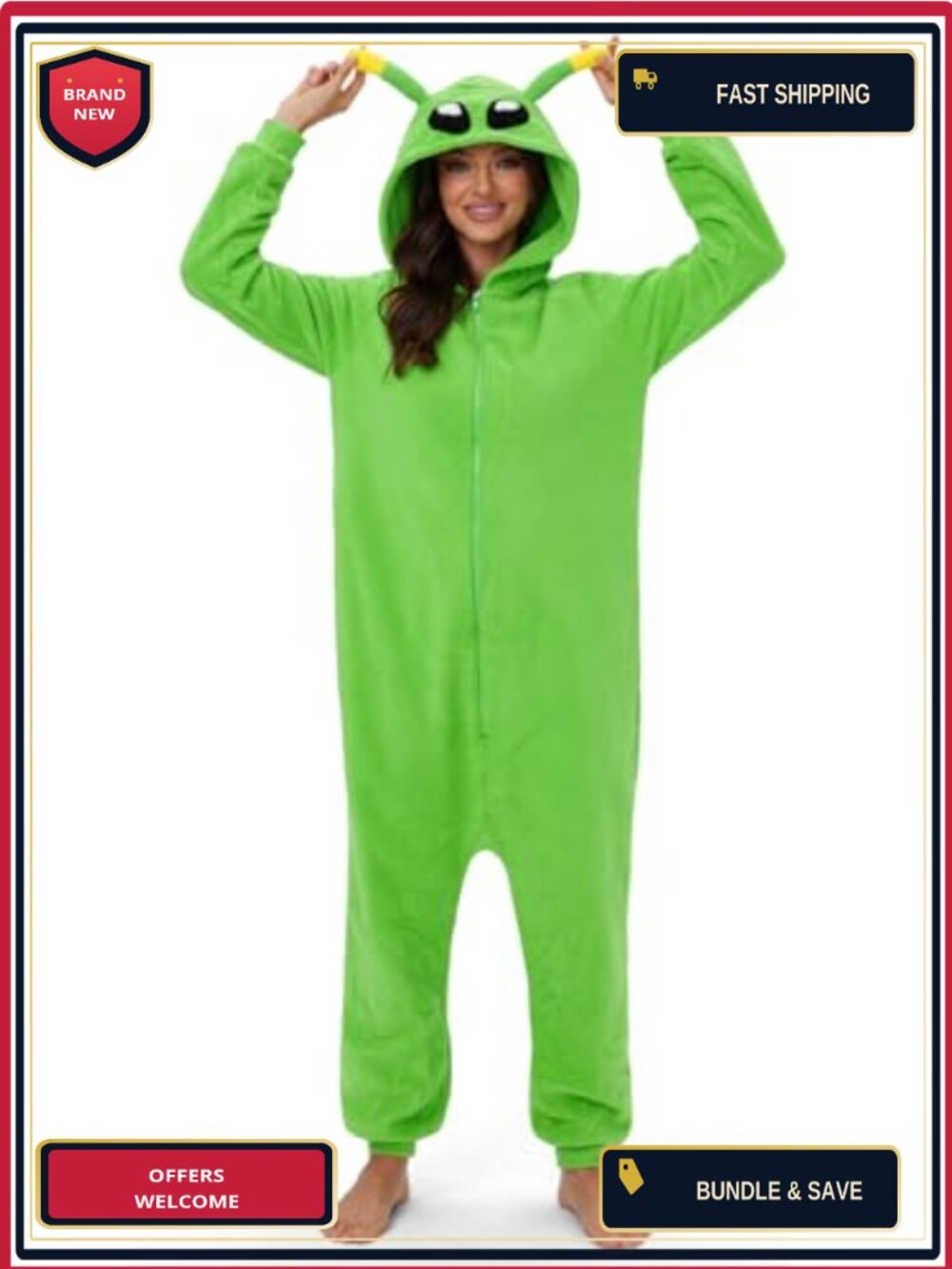 Sherpa Fleece Plush Animal Hooded Onesie Pajama Halloween Costume